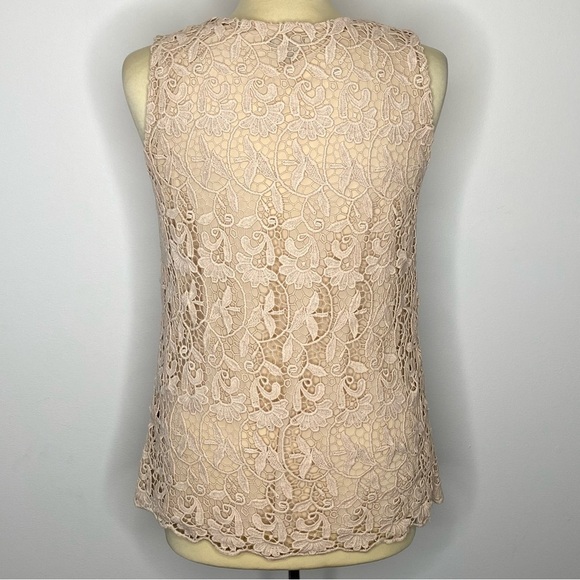 Ann Taylor Embroidered Lace Top - Picture 2 of 8
